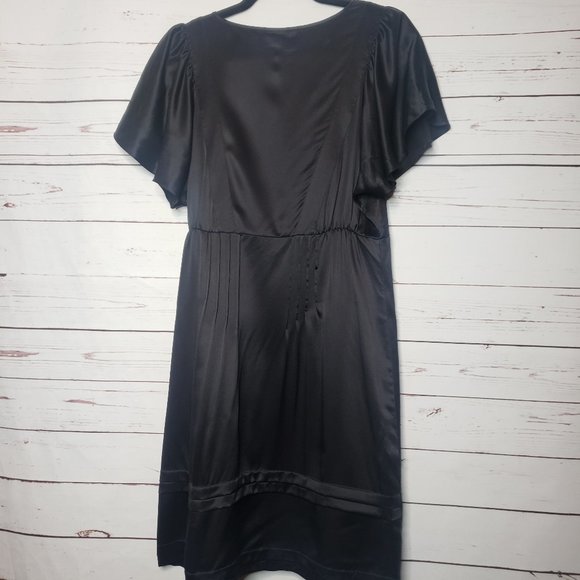 Ted Baker Black Embellished Silk Dress - Picture 2 of 16